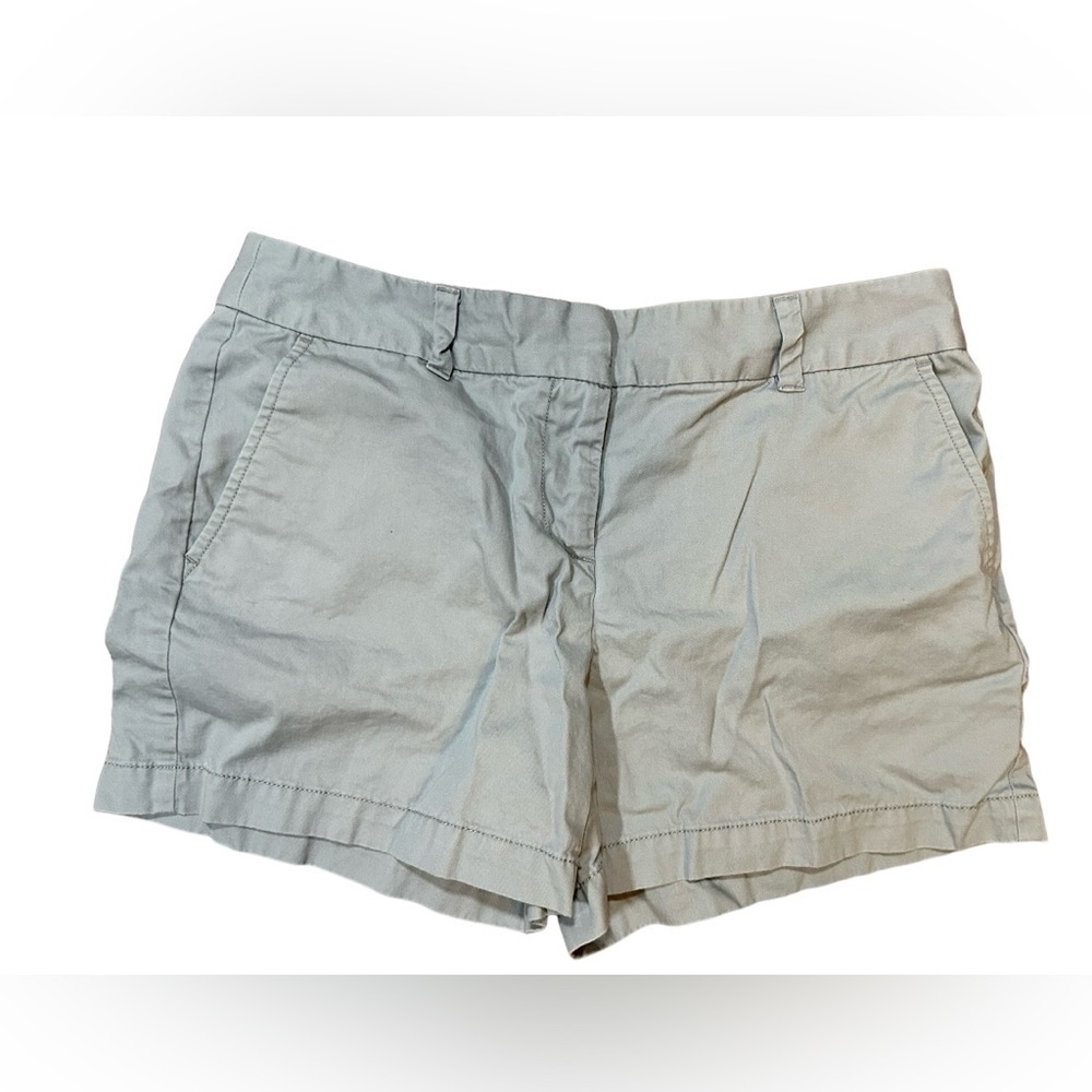 Loft Gray Chino 4” Shorts Sz 4